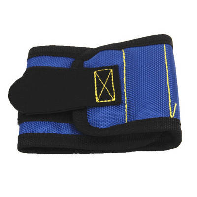 Poliészter erős mágneses csuklópánt hordozható szerszámtáska fúrófejek tartó tasak villanyszerelő csuklószerszám csavarok körömjavító szerszámok