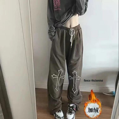 pantaloni cargo parașuta femei Goth Pantaloni largi femei Harajuku Punk Fairy Grunge Pantaloni estetică întunecată Emo traf y2k