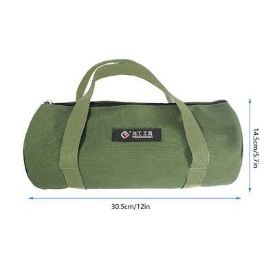 Vastupidav paks lõuendist kott Tööriistakotid Säilitusvahend Instrumendikohver Kaasaskantav elektriliste tööriistade kandekoti multifunktsionaalne ümbris