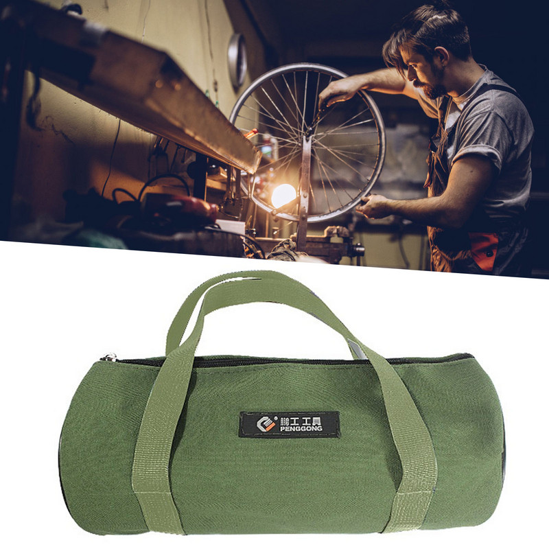 Vastupidav paks lõuendist kott Tööriistakotid Säilitusvahend Instrumendikohver Kaasaskantav elektriliste tööriistade kandekoti multifunktsionaalne ümbris