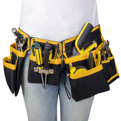 Πολυλειτουργικές τσάντες αποθήκευσης εργαλείων Oxford Pouch Belt Hardware Ηλεκτρολόγος Εργαλειοθήκη Τσάντες οργάνωσης κατσαβίδι με κλειδί τσέπης μέσης
