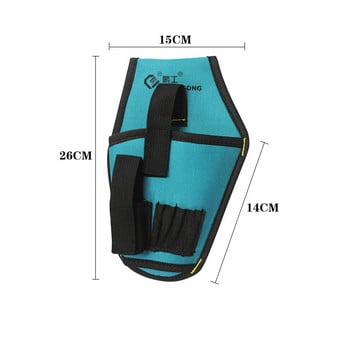 Мултифункционална чанта за инструменти за бормашина Водоустойчив електрически колан за инструменти Чанта за инструменти Гаечен ключ Чук Отвертка Чанти за инструменти