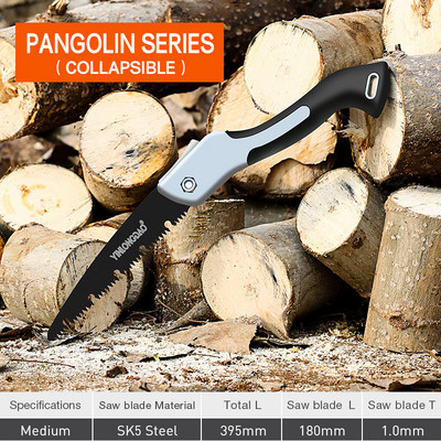 Összecsukható vágó kézi összecsukható minifűrész TPR fogantyúval Összecsukható fűrész fához kerti száraz fa metszőfűrész kemény fogakkal barkácsolás