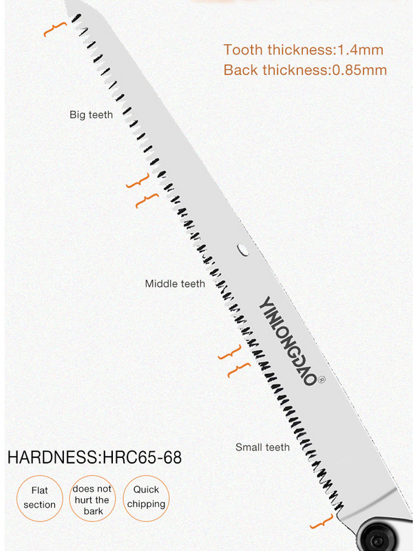 Összecsukható vágó kézi összecsukható minifűrész TPR fogantyúval Összecsukható fűrész fához kerti száraz fa metszőfűrész kemény fogakkal barkácsolás