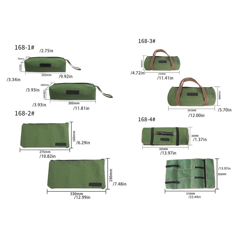 Αντικατάσταση τσάντα αποθήκευσης εργαλείων φερμουάρ Ηλεκτρολόγος υδραυλικός κλειδί Πένσα τσάντα οργάνωσης 252x85x70MM