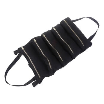 Roll Up Tools Bag for Workshop Storage Tools Tote Carrier for Chisels Wrenches Drop ship