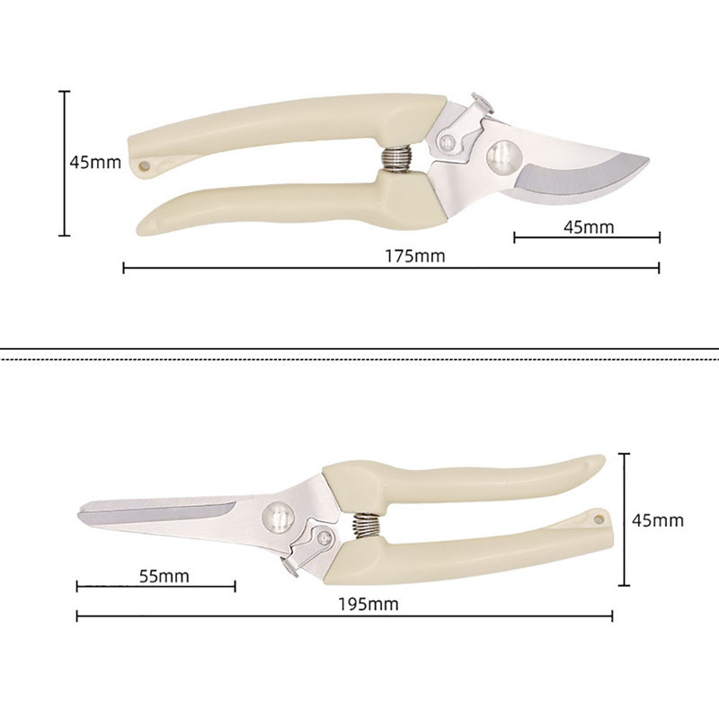 Drtools 17 cm atzarotājs Koku griezējs Dārzkopība Atzarošana Šķēres Šķēres Nerūsējošais tērauds Griešanas rīku komplekts Mājas instrumenti Pretslīdes
