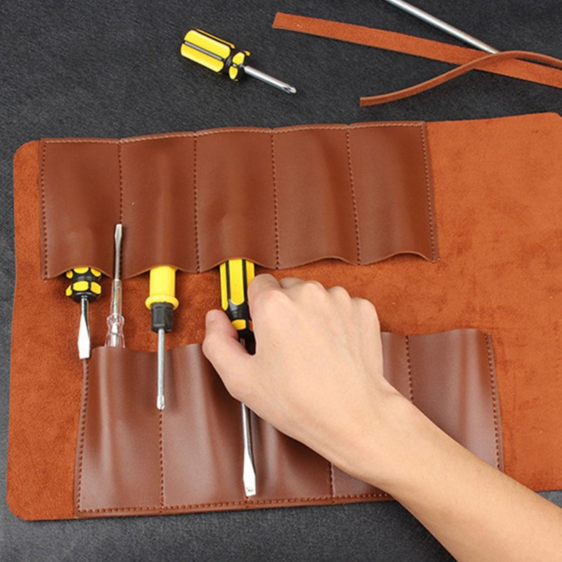 Prijenosna izdržljiva kožna torba za alate velikog kapaciteta, torbe za pohranu, torba za popravak, torbica za alat