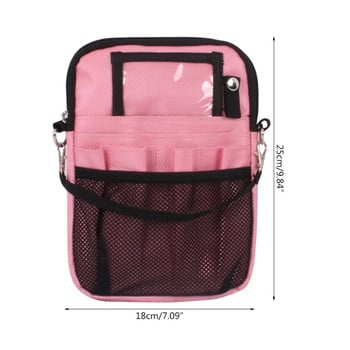 LXAF Nursing Bags Nurse Fanny Pack Medica Belt Utility Kit Инструменти за кърмене Джобен органайзер, калъф за кръста на медицинска сестра Чанта за кръст