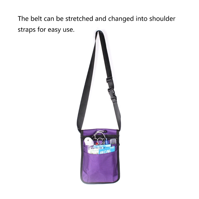 Nurse Fanny Pack Belt Pouch Meditsiiniline organiseerimiskott hädaabiruumi jaoks