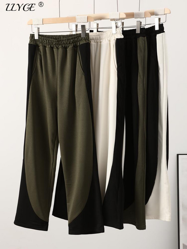 Φούτερ με ραφή Γυναικεία ανοιξιάτικα παντελόνια μπανάνα Φαρδιά παντελόνι παντελόνι χαρέμι 2023 Μόδα Casual Γυναικεία ρούχα στο δρόμο