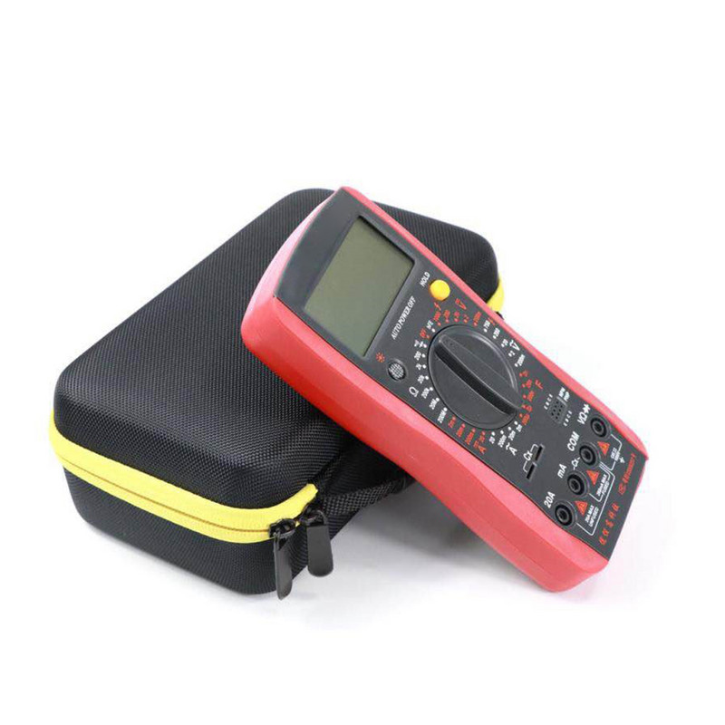 Multiméteres tárolótáska-rendező vízálló, kemény tokos, szerszámtáska, szerszámos doboz F117C F17B F115C-hez hálós zsebszerszámkészlettel