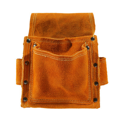 Nahast kantav vööpakk Elektriline puurkott Kruvid Naelad Puuriotsakud Metallosad Kalastusreisiriistade hoiukotid koos vööga