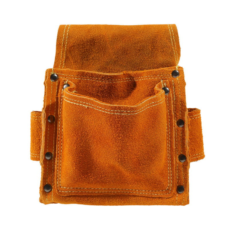 Nahast kantav vööpakk Elektriline puurkott Kruvid Naelad Puuriotsakud Metallosad Kalastusreisiriistade hoiukotid koos vööga