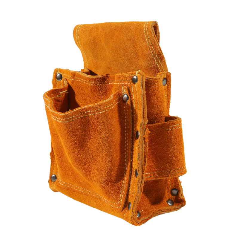 Nahast kantav vööpakk Elektriline puurkott Kruvid Naelad Puuriotsakud Metallosad Kalastusreisiriistade hoiukotid koos vööga