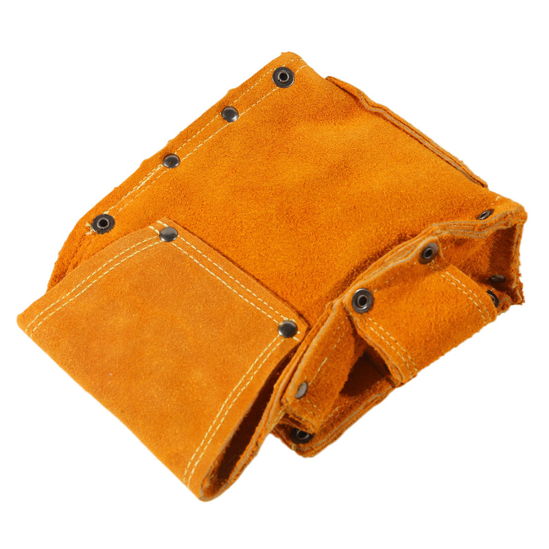 Nahast kantav vööpakk Elektriline puurkott Kruvid Naelad Puuriotsakud Metallosad Kalastusreisiriistade hoiukotid koos vööga