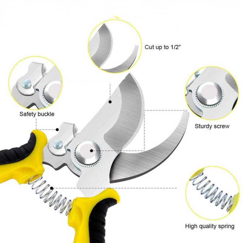 Genėjimo žirklės sodo žirklės Profesionalios aštrios aplinkkelio genėjimo žirklės Medžių žoliapjovės Žirklės Rankinės žirklės sodo snapo žirklės