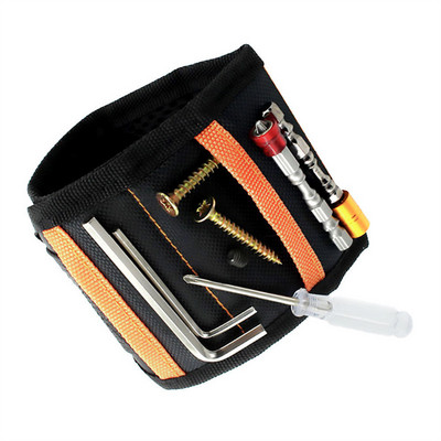 Magnetinė apyrankė su stipriu magnetu riešo juostos taisymo įtaisai, skirti varžtams laikyti, nagų grąžtai Dovana dailidės