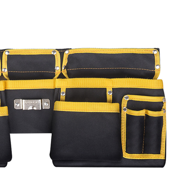 Oksfordas auduma jostas vidukļa kabata, izturīgs regulējams aparatūras elektriķa rīkkopas utilīta komplekta turētājs galdniekiem un celtniekiem