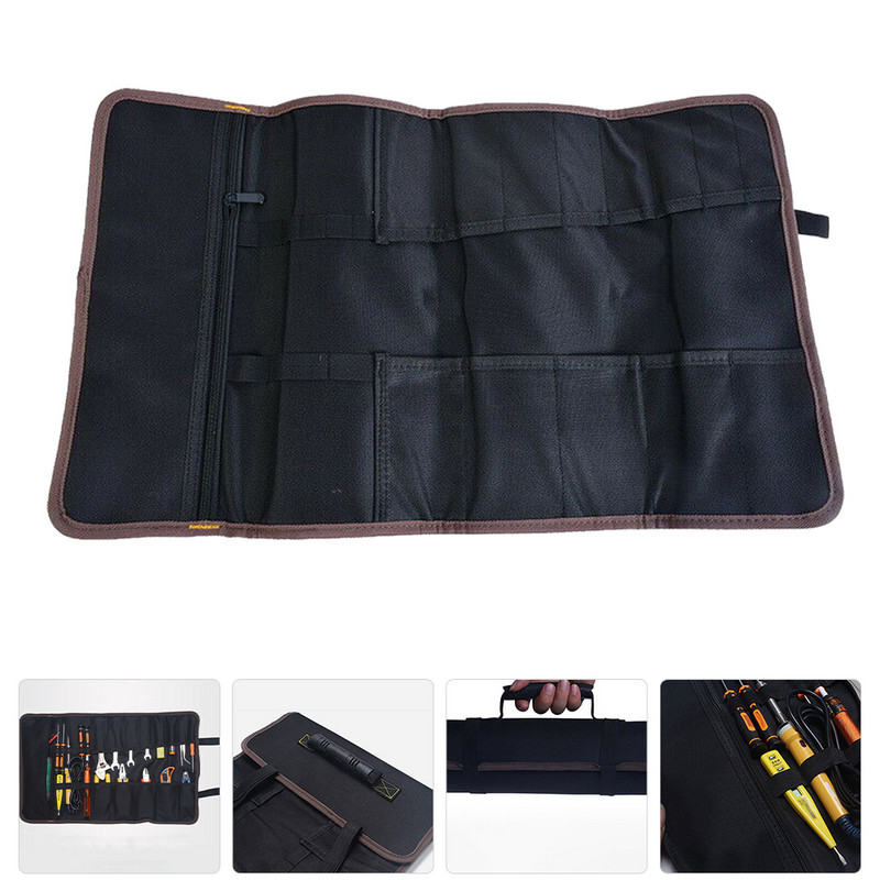 Roll Up Tool Bag Multi Purpose Tools Glabāšanas maisiņš Pārnēsājams velmēšanas rīku organizators