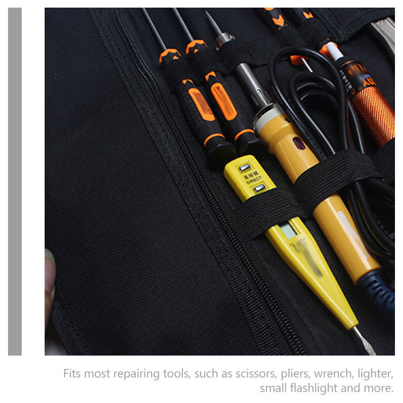 Roll Up Tool Bag Multi Purpose Tools Glabāšanas maisiņš Pārnēsājams velmēšanas rīku organizators