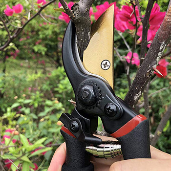 Висококачествена градинска ножица Ножица от неръждаема стомана Трудоспестяваща ножица за пролетна резитба Инструменти за градинско присаждане Ножица за клони