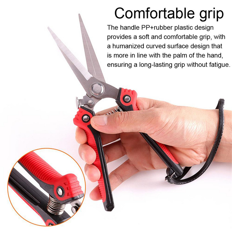Foarfece de tăiat foarfece ascuțite de grădină culegători de fructe și legume foarfece de ramuri unelte de grădinărit cuțit de altoit