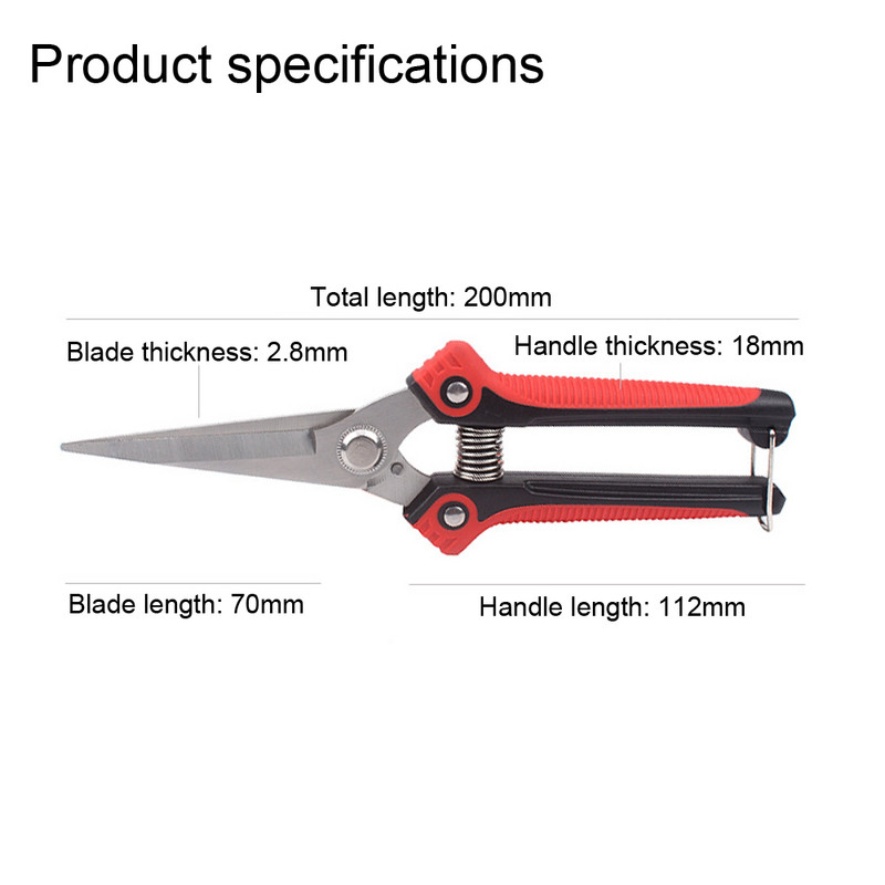 Foarfece de tăiat foarfece ascuțite de grădină culegători de fructe și legume foarfece de ramuri unelte de grădinărit cuțit de altoit