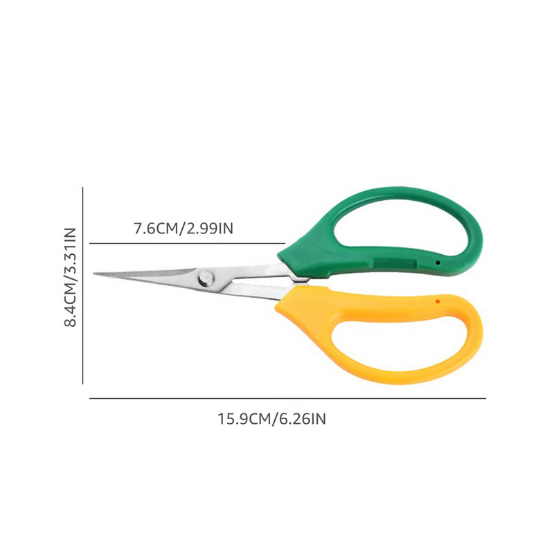 Kertészeti szerszám olló Kétszínű ág bonsai olló könyök ritka gyümölcsszedő szőlő olló szedőeszköz