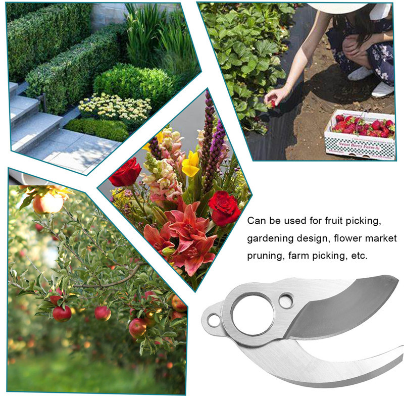 1 tk vahetatavad terad juhtmeta oksalõikuri jaoks ja laetavad elektrilised aiakäärid 30 mm viljapuu bonsai okste jaoks