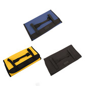 Geantă de scule roll Up Kit de instrumente hardware multifuncțional Kit de exterior Husă de transport pentru electricieni mecanici Negru galben