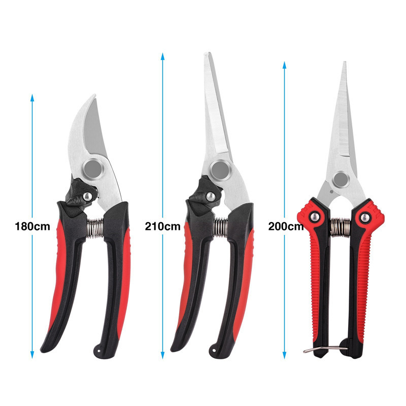Bypass Gyümölcsös nyíró metszés Vágó metsző faág Kézi metsző oltványvágó Bonsai cserjevágó növény Üllő szerszám kerti olló
