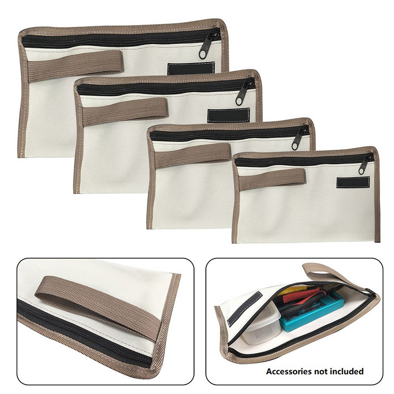 Τσάντα εργαλείων χειρός αποθήκευσης Αδιάβροχη υφασμάτινη τσάντα καμβά Oxford Εργαλεία θήκης Βίδες καρφιά τρυπάνι μεταλλικά μέρη Φορητή τσάντα ταξιδιού ψαρέματος