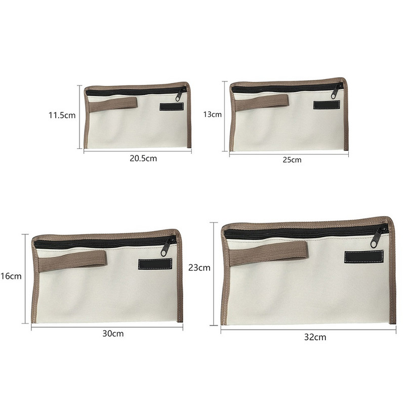 Τσάντα εργαλείων χειρός αποθήκευσης Αδιάβροχη υφασμάτινη τσάντα καμβά Oxford Εργαλεία θήκης Βίδες καρφιά τρυπάνι μεταλλικά μέρη Φορητή τσάντα ταξιδιού ψαρέματος