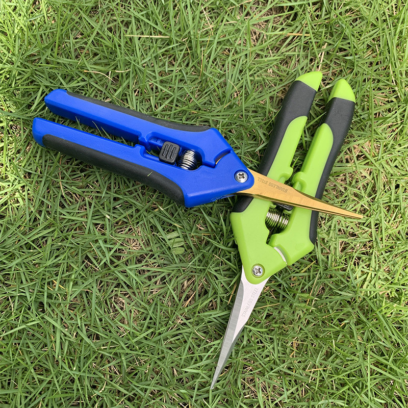 6,5 collu daudzfunkcionālas izliektas asmeņi Dārza atzarošanas šķēres ar diametru ziedu griešanai Zaru šķēres Instrumenti augļu dārzam un dārzam
