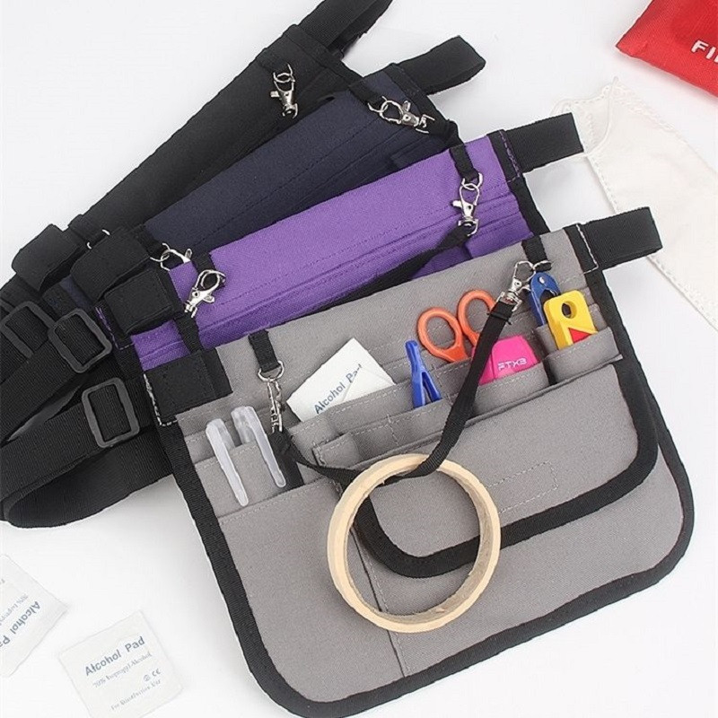 Pachet de lucru Geantă de instrumente profesională Buzunar portabil pentru infirmieră Trusa de creion pentru studenți Husă de depozitare Unelte Ambalaj pentru instrumente multifuncționale