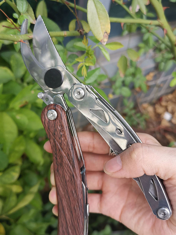 Ψαλίδι κλαδέματος κήπου 6 σε 1 Εργαλεία κηπουρικής Πολυλειτουργικά από ανοξείδωτο χάλυβα Εργαλεία πολλαπλών χρήσεων Εργαλεία συνδυασμού εξωτερικού χώρου