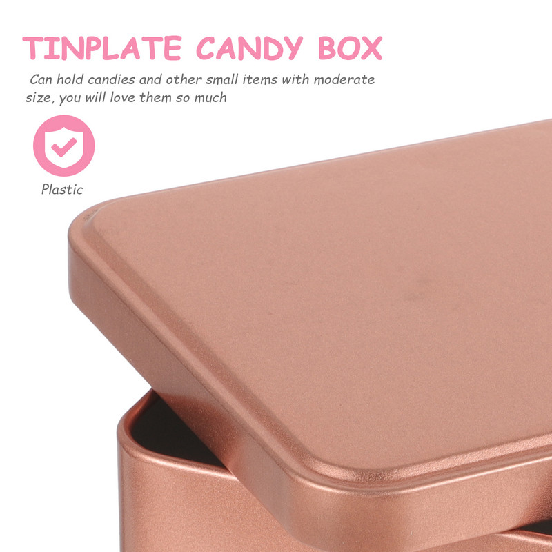 Metallist plekk-ruudukujuline teekanister kaasaskantav lahtiste lehtedega tee-tinakarp Tühi kaanega plekkkarp