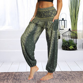 Trend Boho lahtised naiste püksid vabaaja hipipüksid kottis Aladdin Harem püksid joogapüksid hubased jooga säärised pantalones de mujer