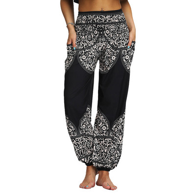 Trend Boho lahtised naiste püksid vabaaja hipipüksid kottis Aladdin Harem püksid joogapüksid hubased jooga säärised pantalones de mujer