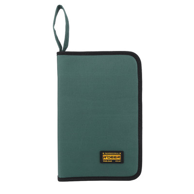 Kéziszerszám-tároló tasak Oxford textil villanyszerelő szerszámtáska Kompakt szerszámtartó háztartási villanyszerelő munkás csavarok javításához