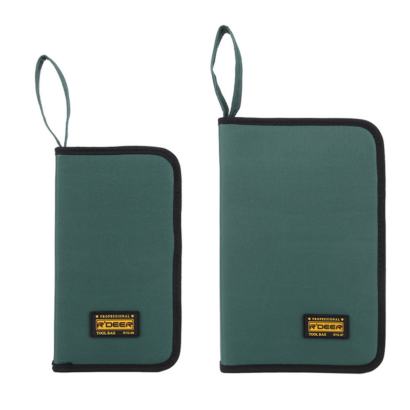 Kéziszerszám-tároló tasak Oxford textil villanyszerelő szerszámtáska Kompakt szerszámtartó háztartási villanyszerelő munkás csavarok javításához