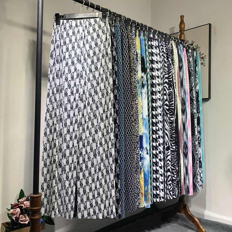 tavaszi nyár új női széles szárú nadrág magas derekú redőzött kendővel nyomtatott nadrág nyakkendős felmosás alkalmi nadrág női nadrág