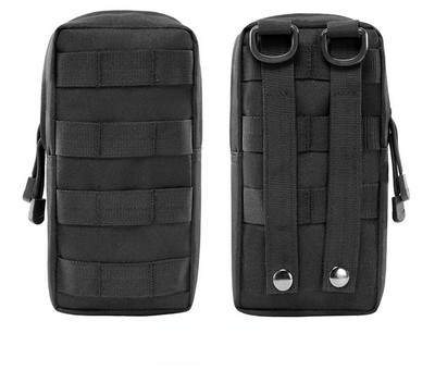 21x11x5,5 cm Āra militārie ventilatori MOLLE sistēmas mugursomas piederumi Soma Serviss Taktiskā jostas soma Oksfordas auduma ūdensizturīgs