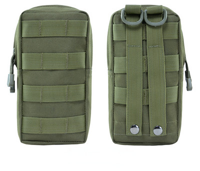 21x11x5,5 cm Āra militārie ventilatori MOLLE sistēmas mugursomas piederumi Soma Serviss Taktiskā jostas soma Oksfordas auduma ūdensizturīgs