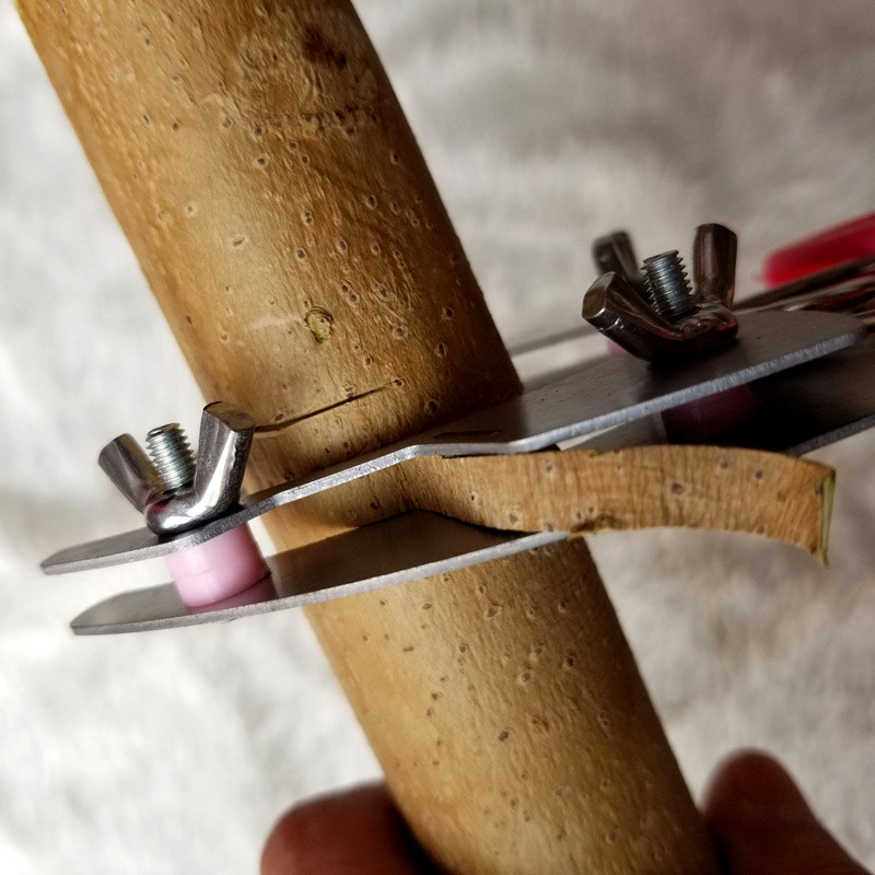 Gyümölcsfa kéreg gyűrűvágó kerti oltóágak Csupaszító Csupaszító olló körvágó olló Vágókés Vágószerszámok