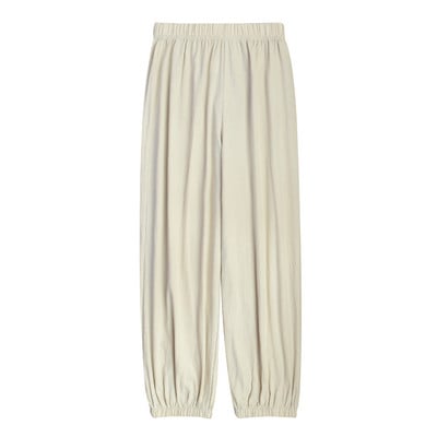 Pantaloni harem de damă, din bumbac lejer, din in, Pantaloni respirabili până la glezne Pantaloni harem casual