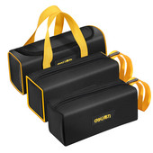 Többfunkciós szerszámtáska Több zsebes vízálló leesésgátló tárolótáska 1680D Oxford textil villanyszerelő táska