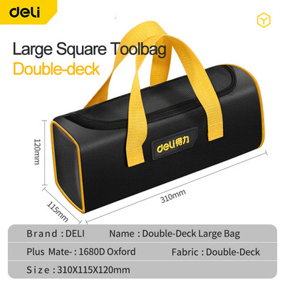 Többfunkciós szerszámtáska Több zsebes vízálló leesésgátló tárolótáska 1680D Oxford textil villanyszerelő táska