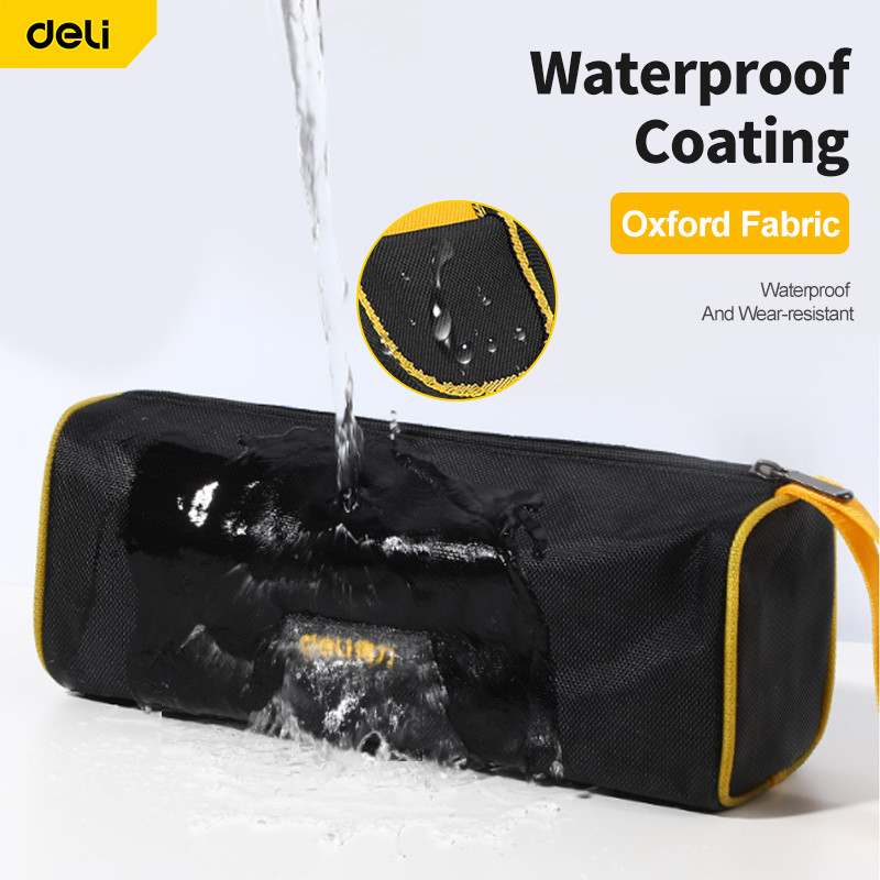 Többfunkciós szerszámtáska Több zsebes vízálló leesésgátló tárolótáska 1680D Oxford textil villanyszerelő táska